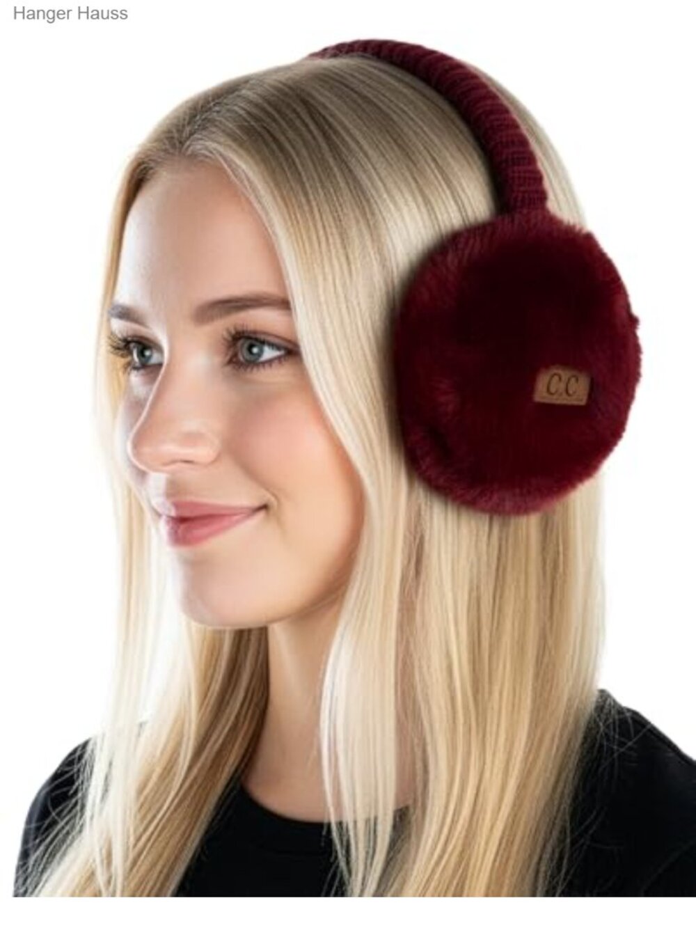 Faux Mink & Long Fur Winter Earmuffs Cozy Warm Women's One Size